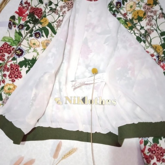 Zara Floral Bomber Jacket - Picture 8 of 9